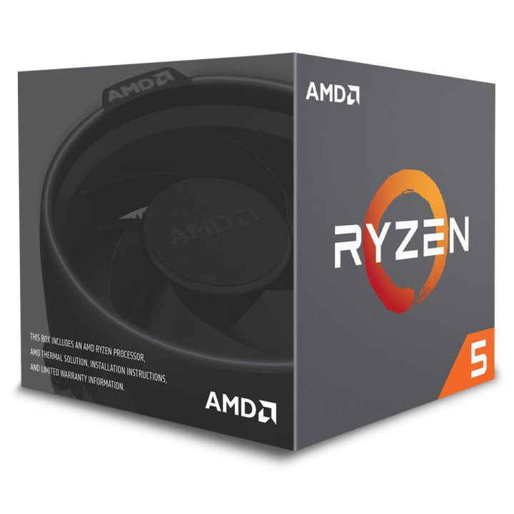 Процесор AMD Ryzen 5 2600X (3.60GHz, 16MB Cache), сокет AM4