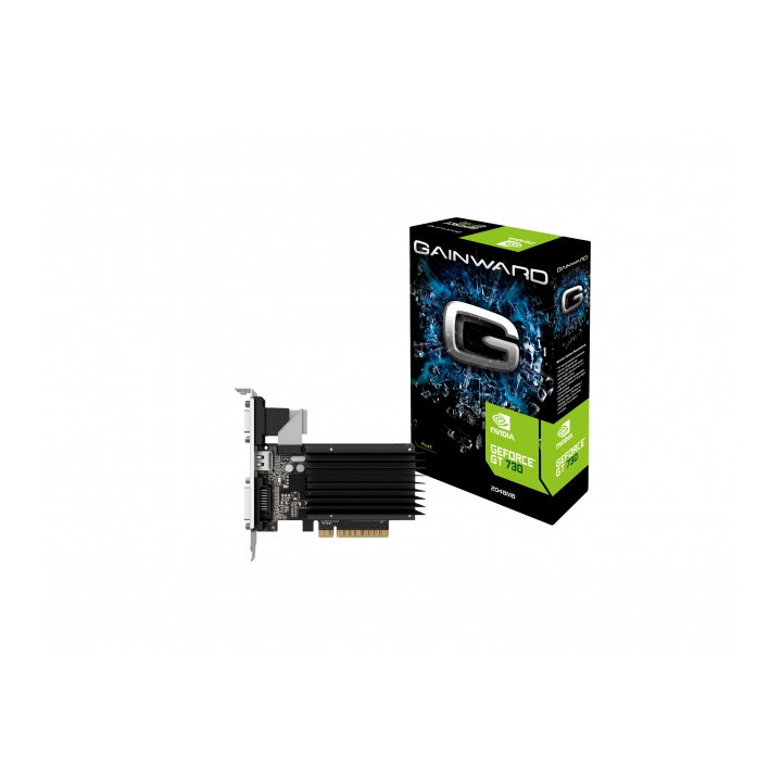 Видео карта Gainward Nvidia GeForce GT730 SilentFX GDDR3 2GB с 3 години гаранция