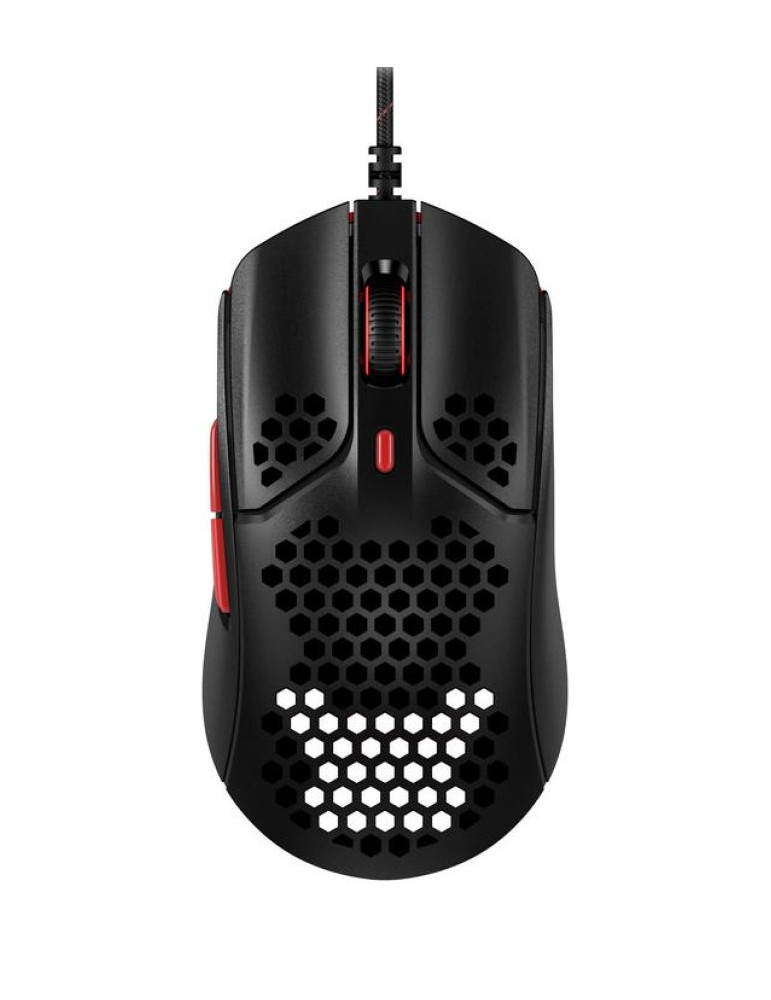 Геймърска мишка HyperX Pulsefire Haste, RGB, USB 2.0, черен/червен - 4P5E3AA