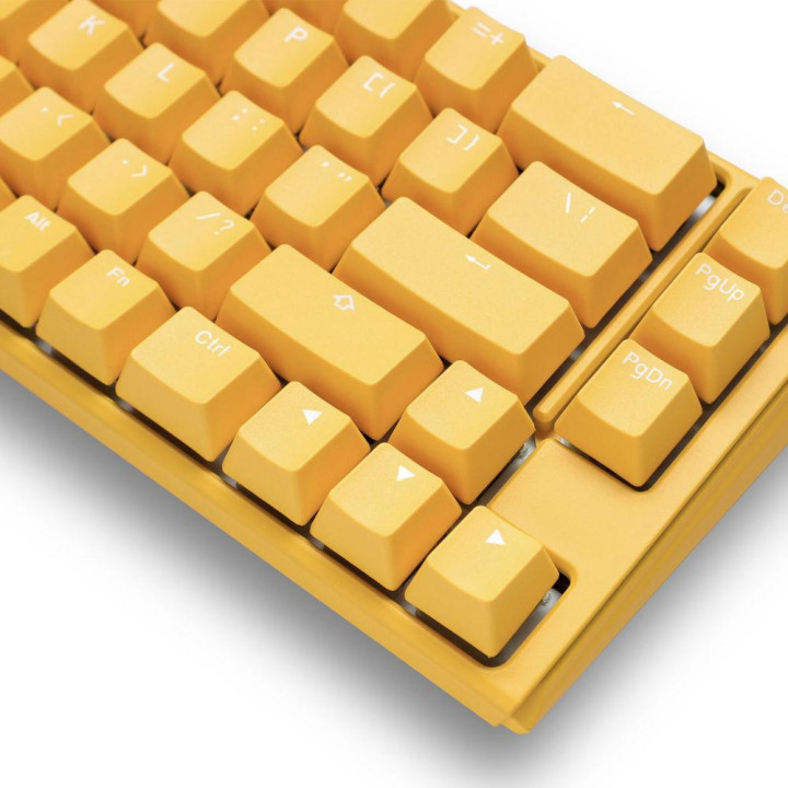 Механична геймърскa клавиатура Ducky One 3 Yellow SF 65%, Cherry MX Black
