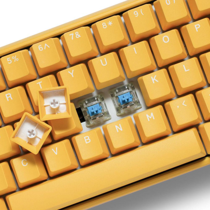 Механична геймърскa клавиатура Ducky One 3 Yellow SF 65%, Cherry MX Black