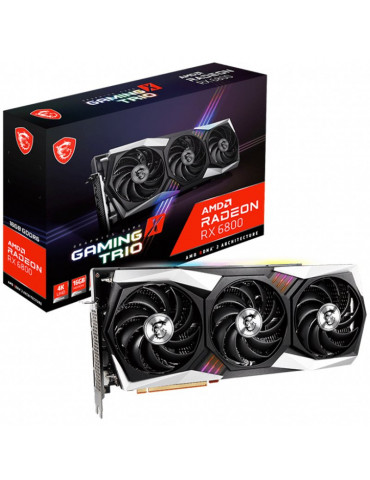 Видео карта MSI AMD Radeon RX 6800 GAMING X TRIO 16GB GDDR6