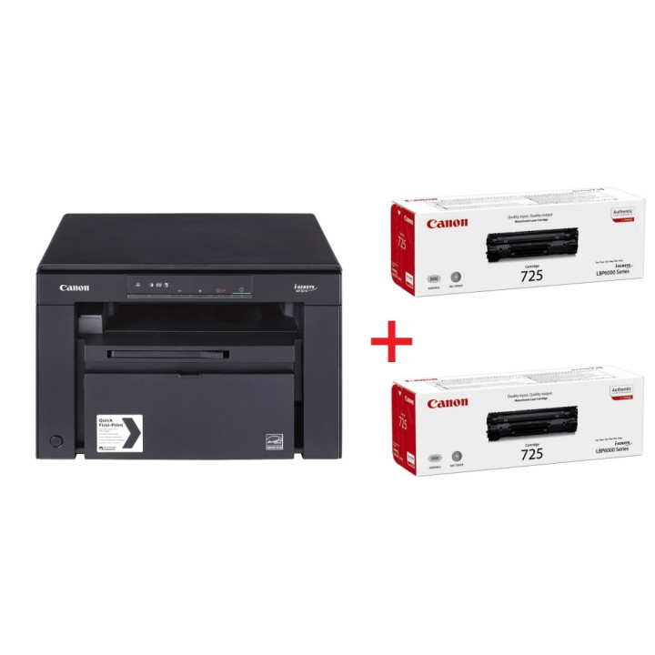 Мултифункционално устройство Canon i-SENSYS MF3010 Printer/Scanner/Copier   2x Canon CRG-725 - 5252B034AA