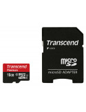 SD карта Transcend 16GB micro SDHC UHS-I Premium, Class 10, с адаптер - TS16GUSDU1