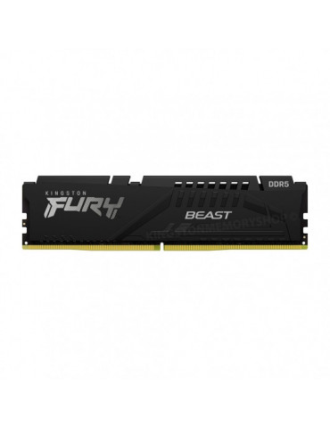 RAM памет Kingston 8GB 5200MHz DDR5 FURY Beast Black, CL40 DIMM - KF552C40BB-8