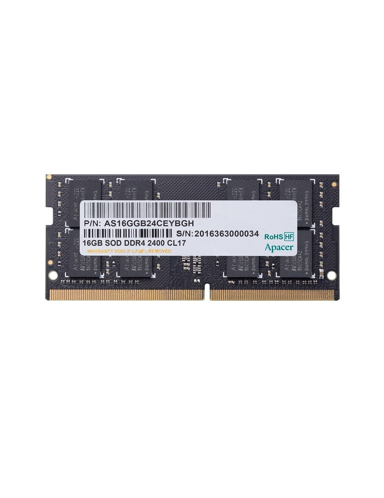 RAM памет Apacer 16GB DDR4 2666MHz, 1.2V, CL16, SODIMM - AS16GGB26CQYBGH