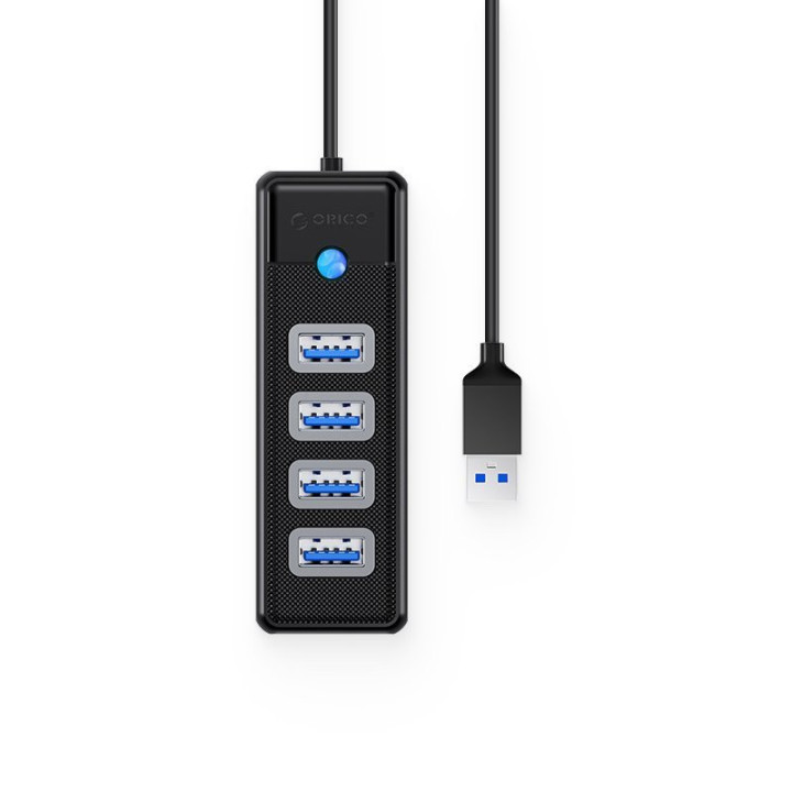 Хъб Orico HUB USB3.0 4 port Black - PW4U-U3-015-BK-EP
