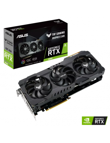 Видео карта Asus TUF Gaming GeForce RTX 3060 V2 OC Edition 12GB GDDR6 - TUF-RTX3060-O12G-V2 GAMIN