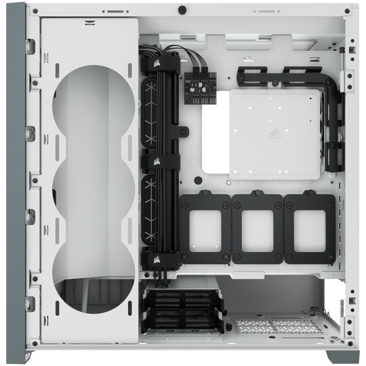 Кутия за компютър Corsair 5000D AIRFLOW TG ATX, White - CC-9011211-WW