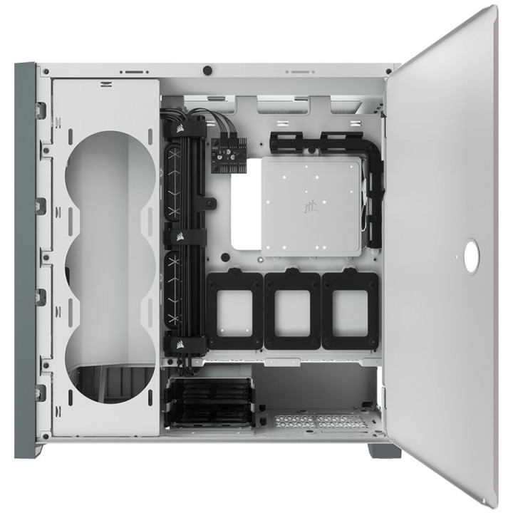 Кутия за компютър Corsair 5000D AIRFLOW TG ATX, White - CC-9011211-WW