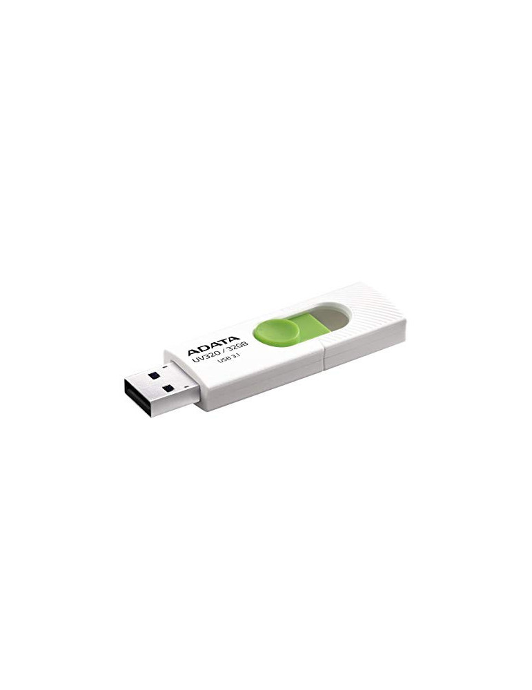 Флаш памет Adata 32GB USB UV320, бял - AUV320-32G-RWHGN