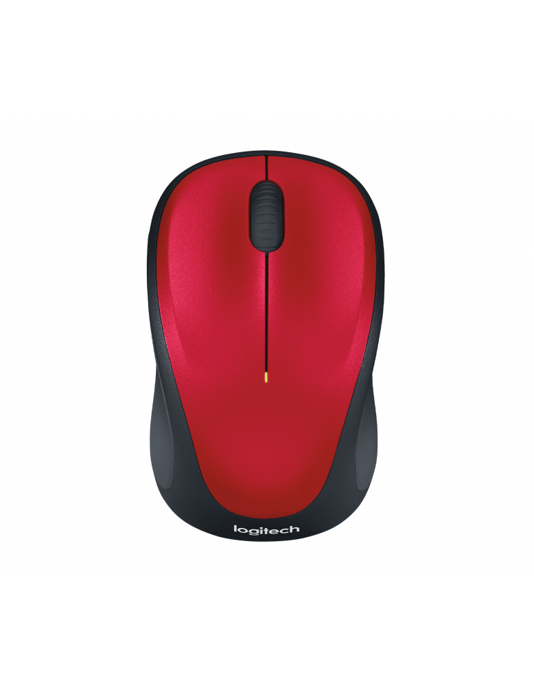 Геймърска мишка Logitech M235 червен/черен - 910-002496