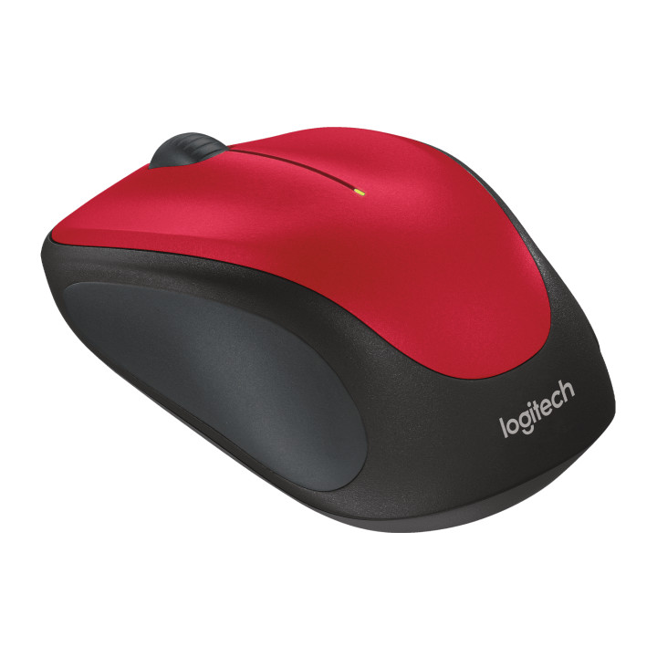 Геймърска мишка Logitech M235 червен/черен - 910-002496