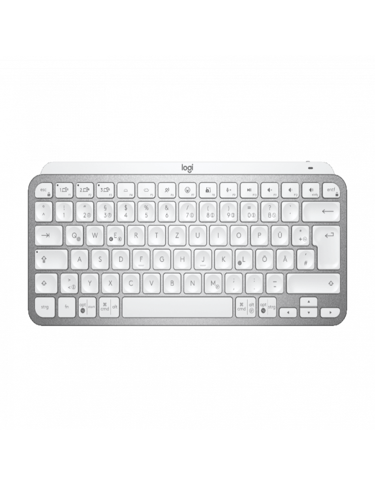 Безжична клавиатура Logitech MX Keys Mini, PALE GREY - 920-010499