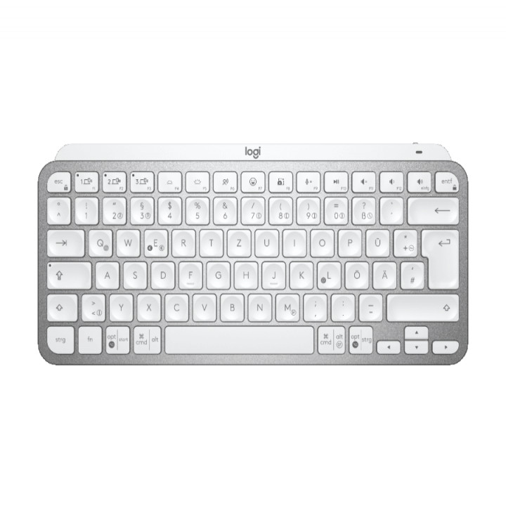 Безжична клавиатура Logitech MX Keys Mini, PALE GREY - 920-010499