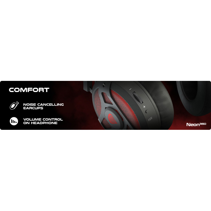 Геймърски слушалки Natec Genesis Neon 360
