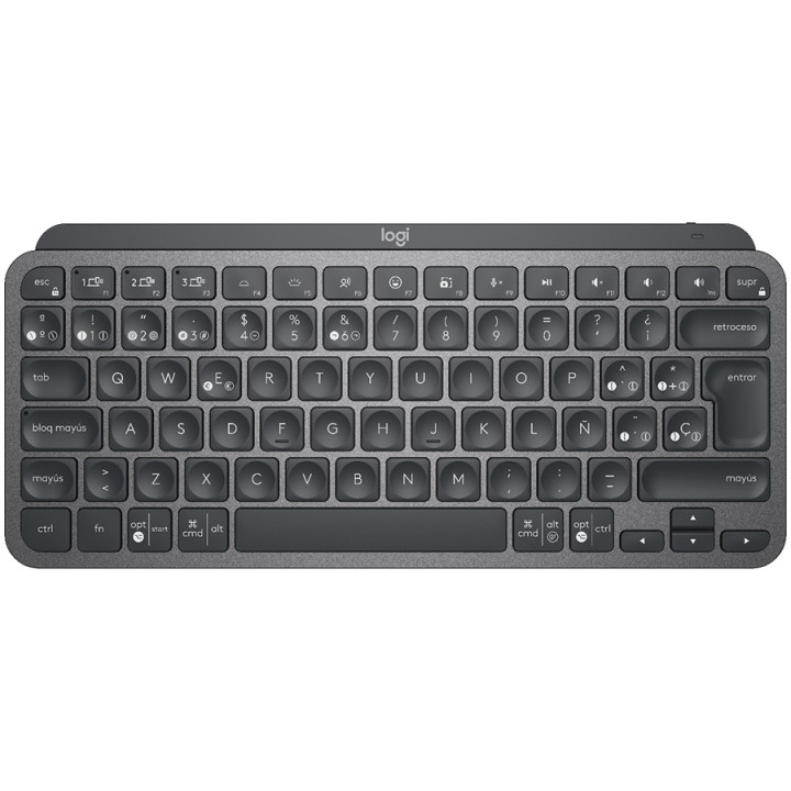 Безжична клавиатура Logitech MX Keys Mini, GRAPHITE - 920-010498