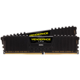 RAM памет Corsair 32GB(2x16GB) 3600MHz DDR4, 18-22-22-42, XMP 2.0 Vengeance LPX черен, 1.35V - CMK32GX4M2D3600C18