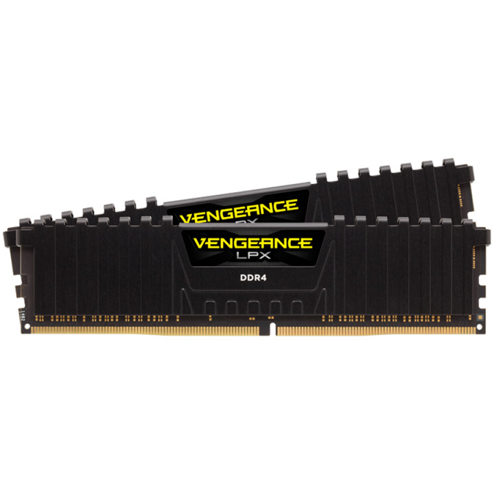 RAM памет Corsair 32GB(2x16GB) 3600MHz DDR4, 18-22-22-42, XMP 2.0 Vengeance LPX черен, 1.35V - CMK32GX4M2D3600C18