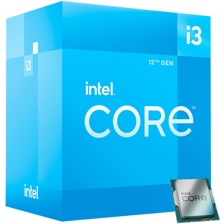 Процесор Intel Core i3-12100 3.3GHz, 12MB, LGA1700, box - BX8071512100SRL62