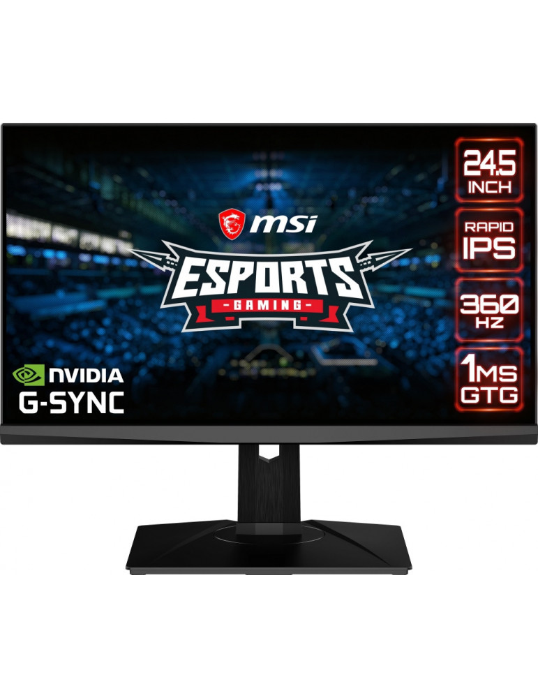 Монитор MSI Oculux NXG253R 24.5" 360Hz, Rapid IPS, 1ms, FHD, G-SYNC, N - 9S6-3BB07T-001