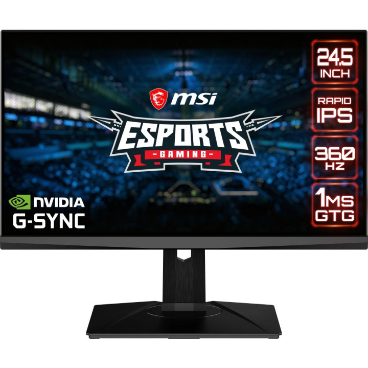 Монитор MSI Oculux NXG253R 24.5" 360Hz, Rapid IPS, 1ms, FHD, G-SYNC, N - 9S6-3BB07T-001