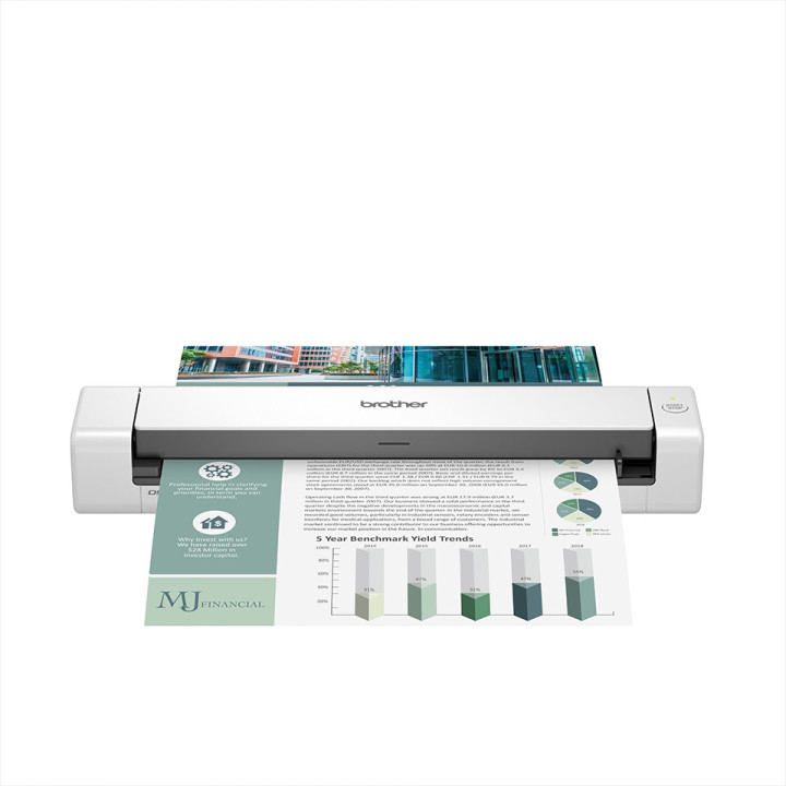 Скенер Brother DS-740D 2-sided Portable Document Scanner - DS740DTK1