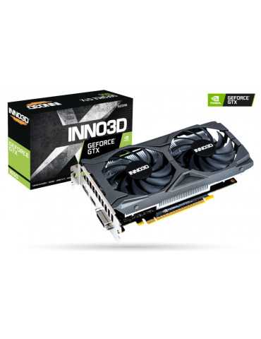 Видео карта Inno3D GeForce GTX 1650 Twin X2 OC V2 GDDR6 - N16502-04D6X-1177VA25