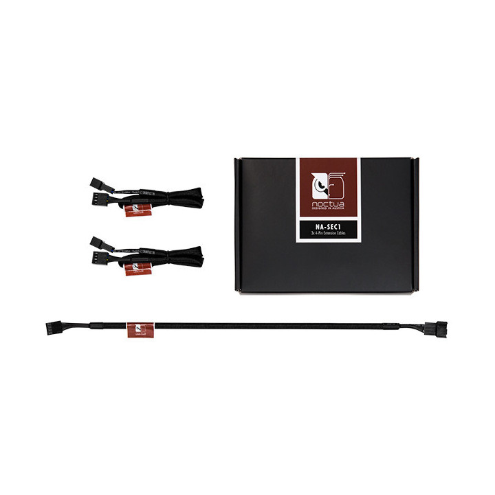 Кабел Noctua Extension cables 3 x 4pin PWM 30cm