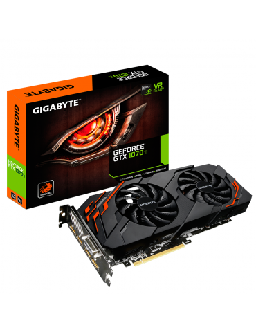 Видео карта Gigabyte NVIDIA GeForce GTX1070 Ti Windforce 8GB GDDR5