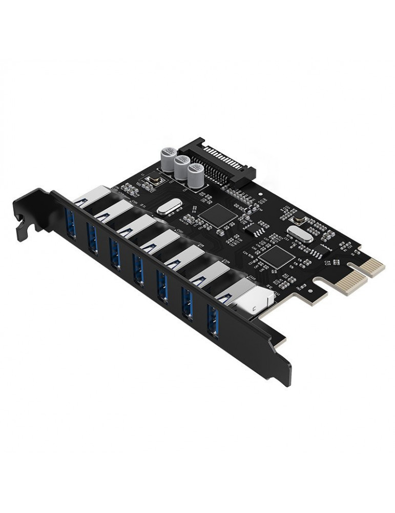Разширителна карта Orico PCI-E card 7 x USB3.0 port 5Gbps - PVU3-7U-V1