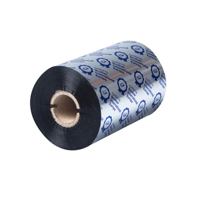 Brother BWS-1D450-110 Standard Wax Thermal Transfer Black Ink Ribbon, 110mm x 450m (multi 8)