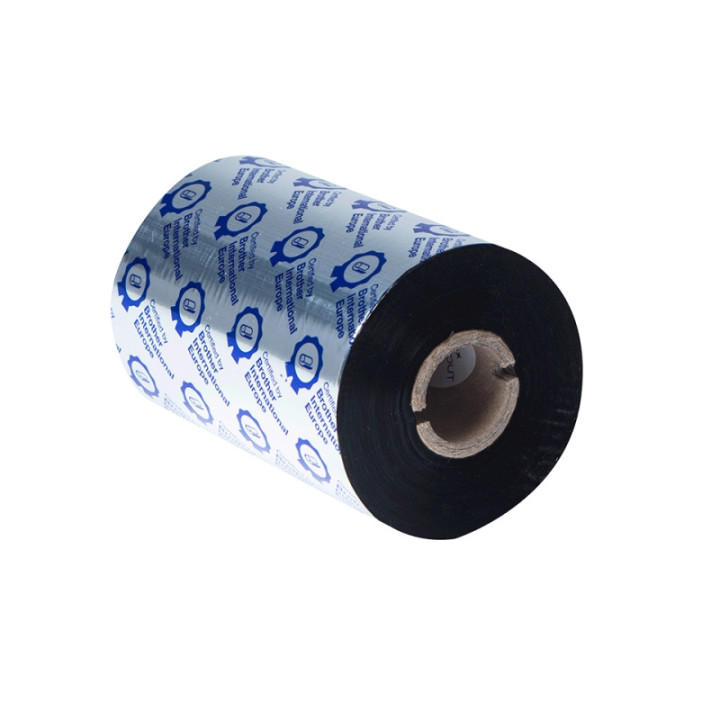 Brother BWS-1D450-110 Standard Wax Thermal Transfer Black Ink Ribbon, 110mm x 450m (multi 8)