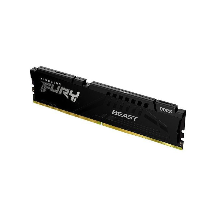 RAM памет Kingston 16GB DDR5 5200MHz FURY Beast Black CL40 - KF552C40BB-16