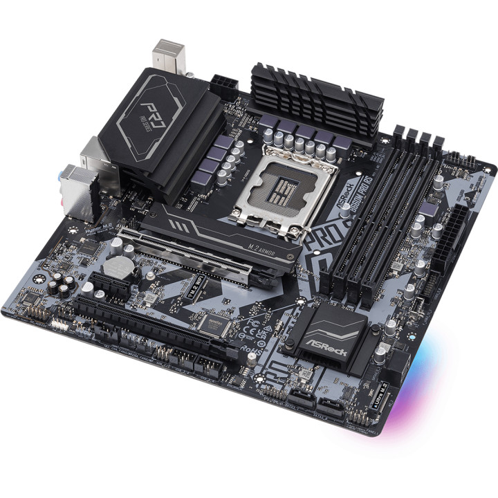 Дънна платка ASRock B660M PRO RS, LGA1700, DDR4, ATX