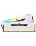 RAM памет Corsair 32GB(2x16GB) DDR4 PC4-25600 3200MHz Vengeance PRO SL RGB White CL16 AMD Ryzen - CMH32GX4M2E3200C16W