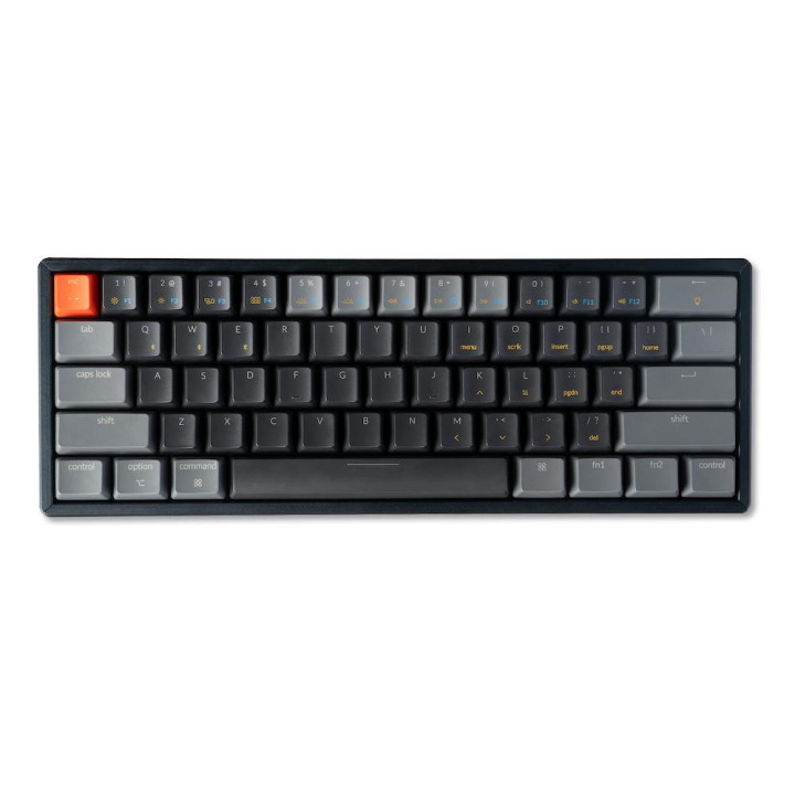 Геймърска механична клавиатура Keychron K12 Hot-Swappable 60% Gateron Brown Switch RGB LED ABS - K12-H3