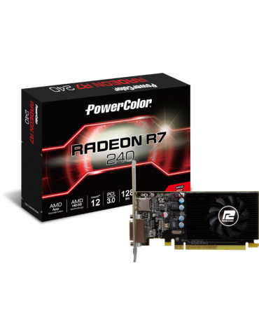 Видео карта PowerColor AMD Radeon R7 240 4GB 128bit GDDR5 - AXR7 240 4GBD5-HLEV2