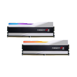 RAM памет G.SKILL 32GB(2x16GB) DDR5 PC5-48000 6000MHz Trident Z5 Silver RGB CL36 - F5-6000J3636F16GX2-TZ5RS