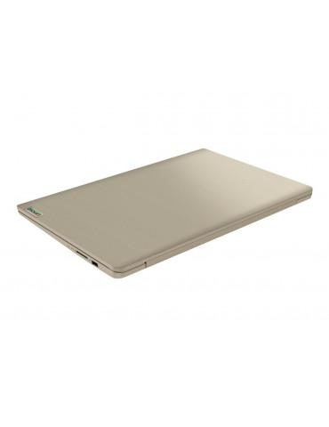 Лаптоп Lenovo IdeaPad 3 UltraSlim Intel Core i3-1115G4, 15.6" FHD AG 300N, 12GB RAM, 512GB SSD, DOS, Sand - 82H802R4BM