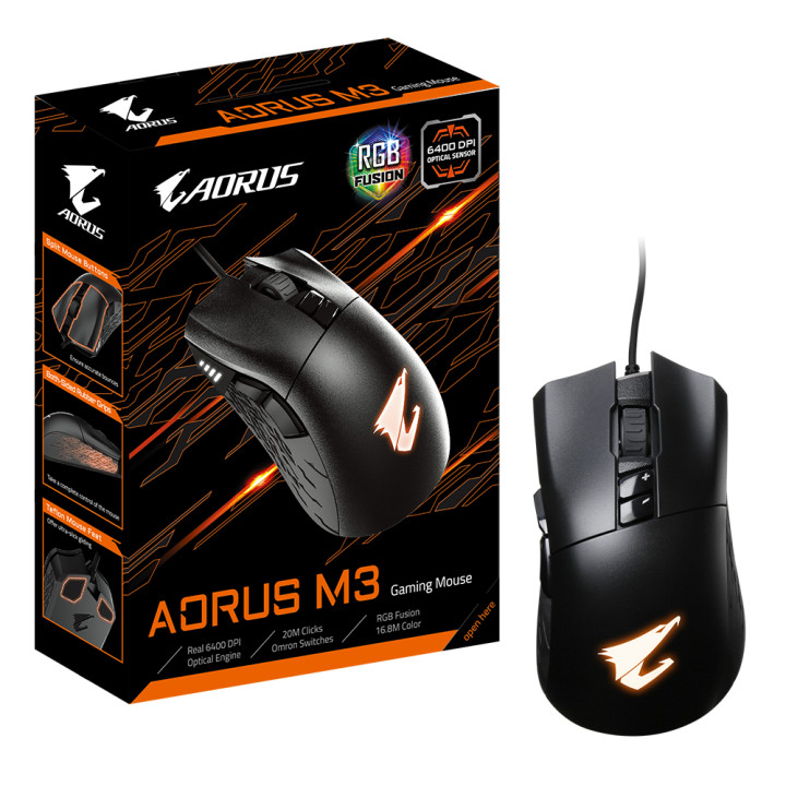Геймърска мишка Gigabyte Aorus M3 RGB Fusion
