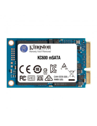 SSD диск Kingston 256GB KC600 mSATA - SKC600MS/256G