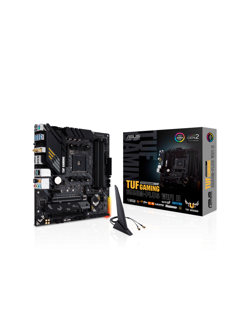 Дънна платка Asus TUF GAMING B550M-PLUS WIFI II, AM4