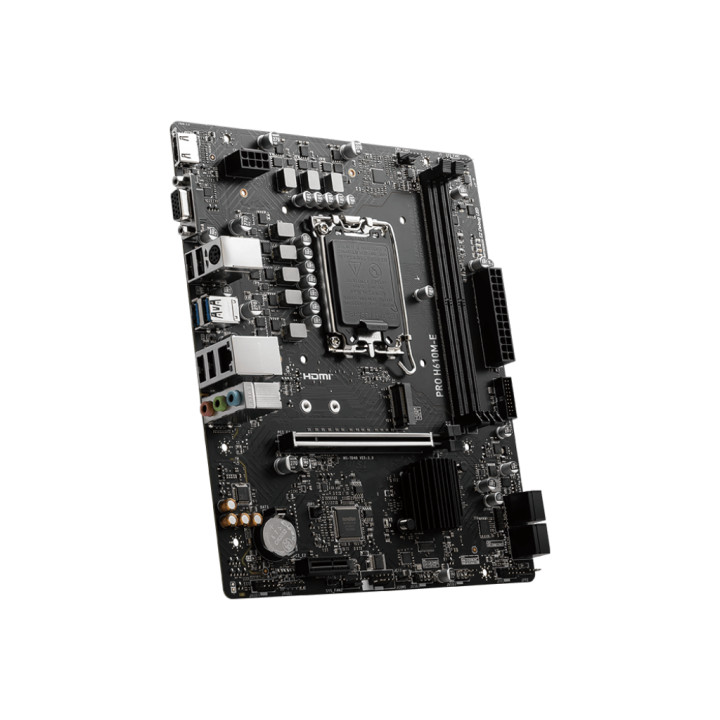 Дънна платка MSI PRO H610M-E DDR5, LGA1700 - 911-7D48-019