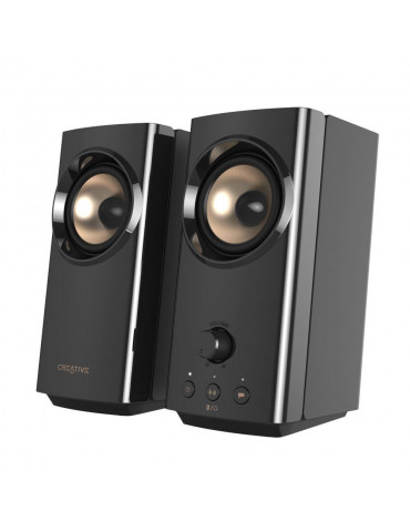 Bluetooth колонки Creative T60, 2.0, 30W, черен - CREAT-SPEAK-T60