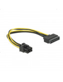 Кабел DeLock Power SATA 15 pin към 6 pin PCI Express, 20 cm