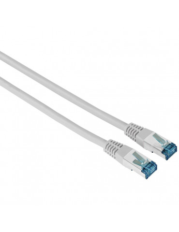 Мрежов пач кабел HAMA F/UTP, CAT 6, RJ-45 - RJ-45, 1Gbit/s, 10.0 m, Сив, Булк