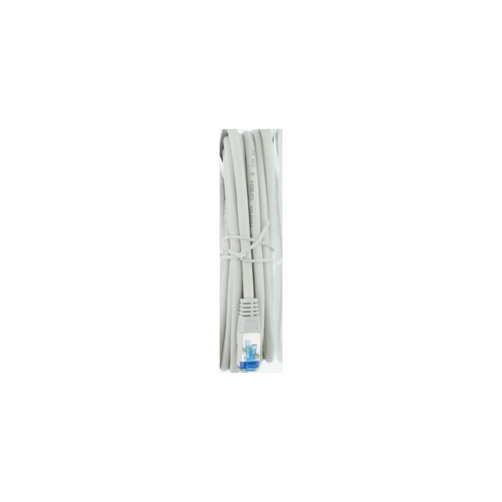 Мрежов пач кабел HAMA F/UTP, CAT 6, RJ-45 - RJ-45, 1Gbit/s, 5.0 m, Сив, Булк