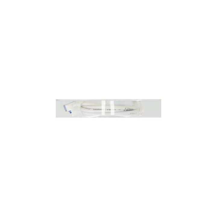 Мрежов кабел HAMA Flexi-Slim, U/UTP CAT 6a, 10 Gbit/s, RJ-45 - RJ45, 0.75 m, Бял