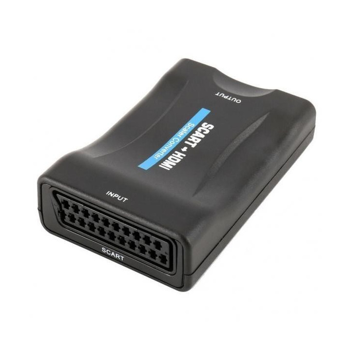 Видео конвертор Estillo ASK-ST001, Scart към HDMI, черен